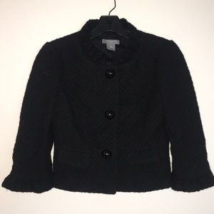 Ann Taylor black crop jacket